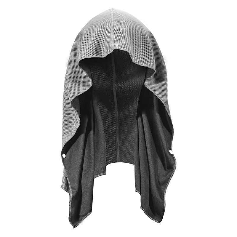 U-Shaped Cold Hoodie Towel for Gym and Beach