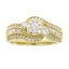 Genuine 1.00ct Diamond Engagement Ring in 14KT Yellow Gold