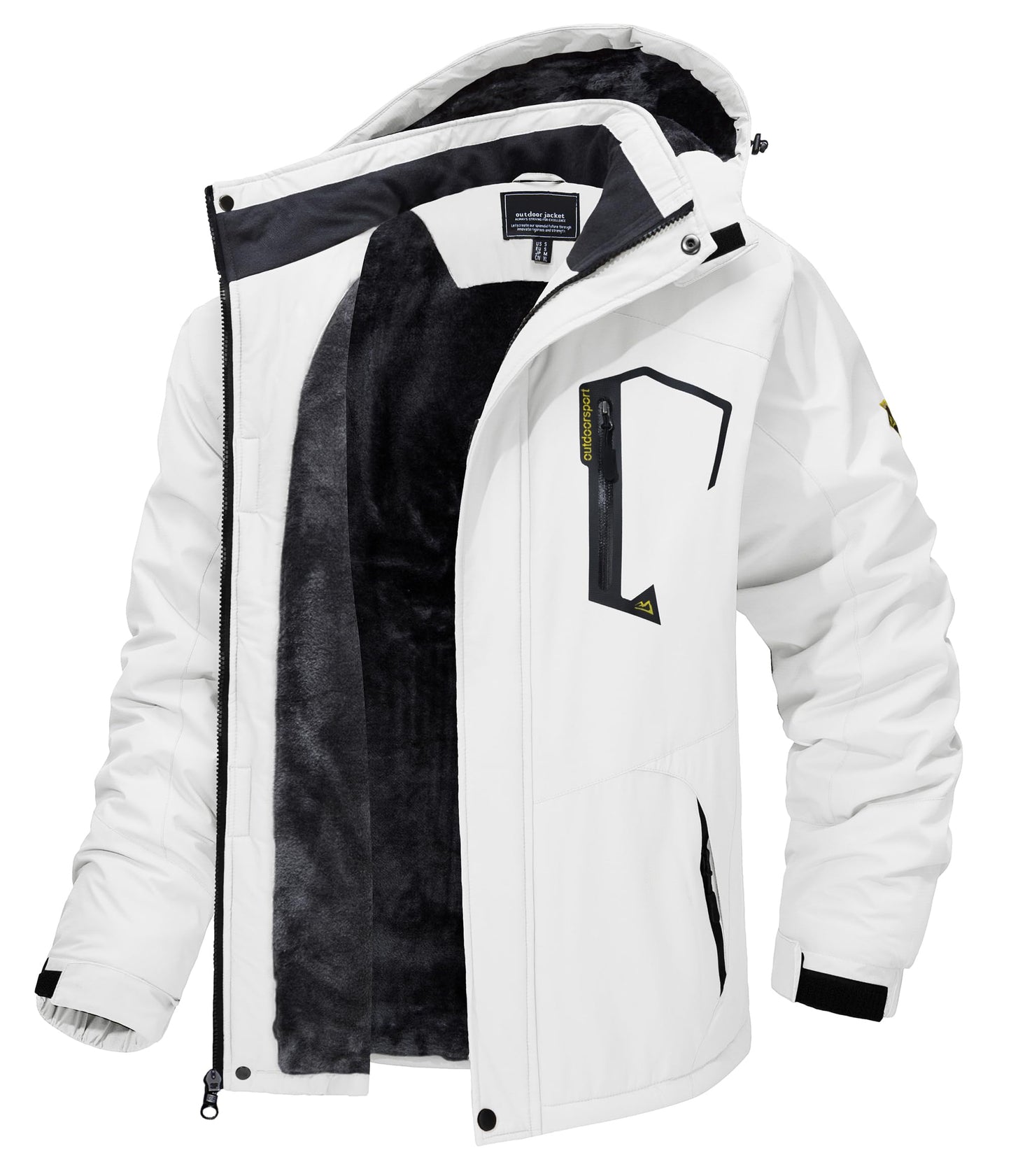 Premium Outdoor Waterproof Winter Jacket with Detachable Hat