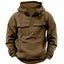 Hoodie zippé décontracté pour homme avec cordon et poche