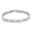 Bracelet de tennis en or blanc 14K avec diamants taille princesse de 5,0 Cttw