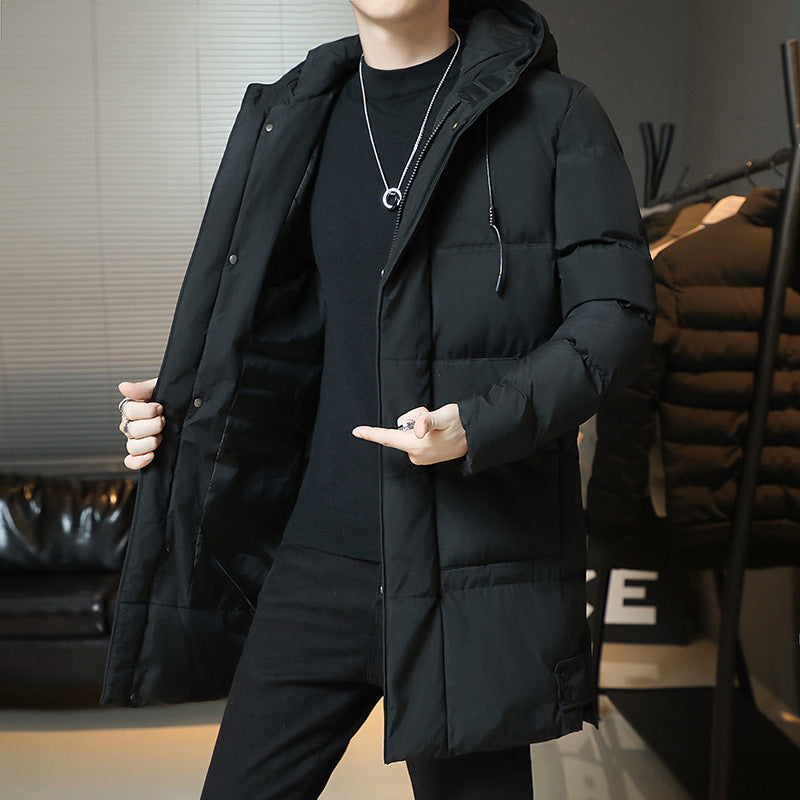 Men's Plus Size Winter Hooded Parka