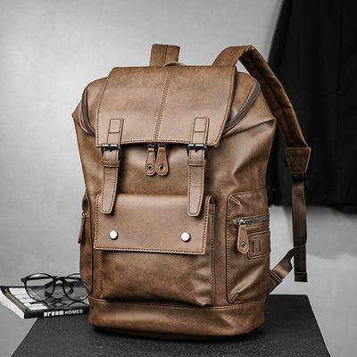 Large Capacity Men's Casual Retro Backpack