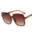 Big Square Sunglasses with Stylish Rice Nail Design