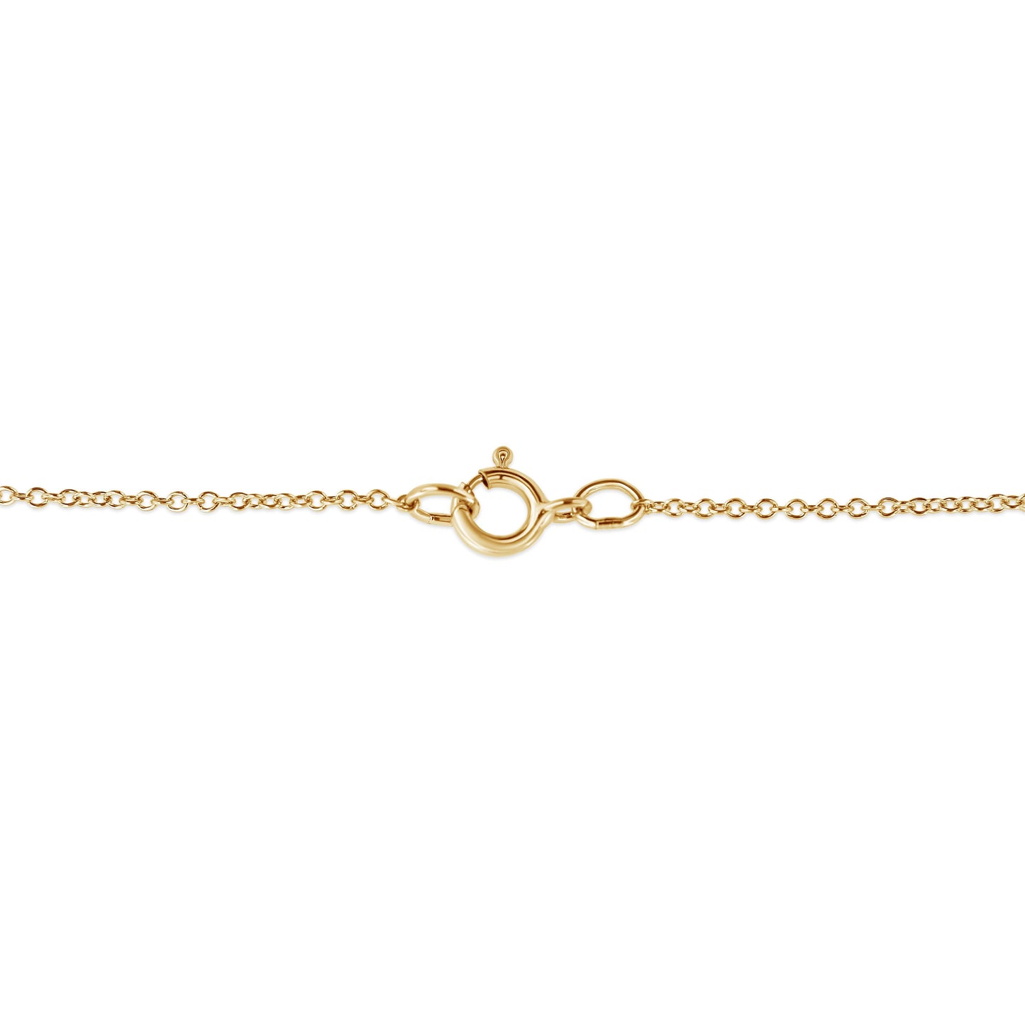 Collar con colgante de cruz de diamantes champán de plata esterlina bañado en oro de 10K - 18"
