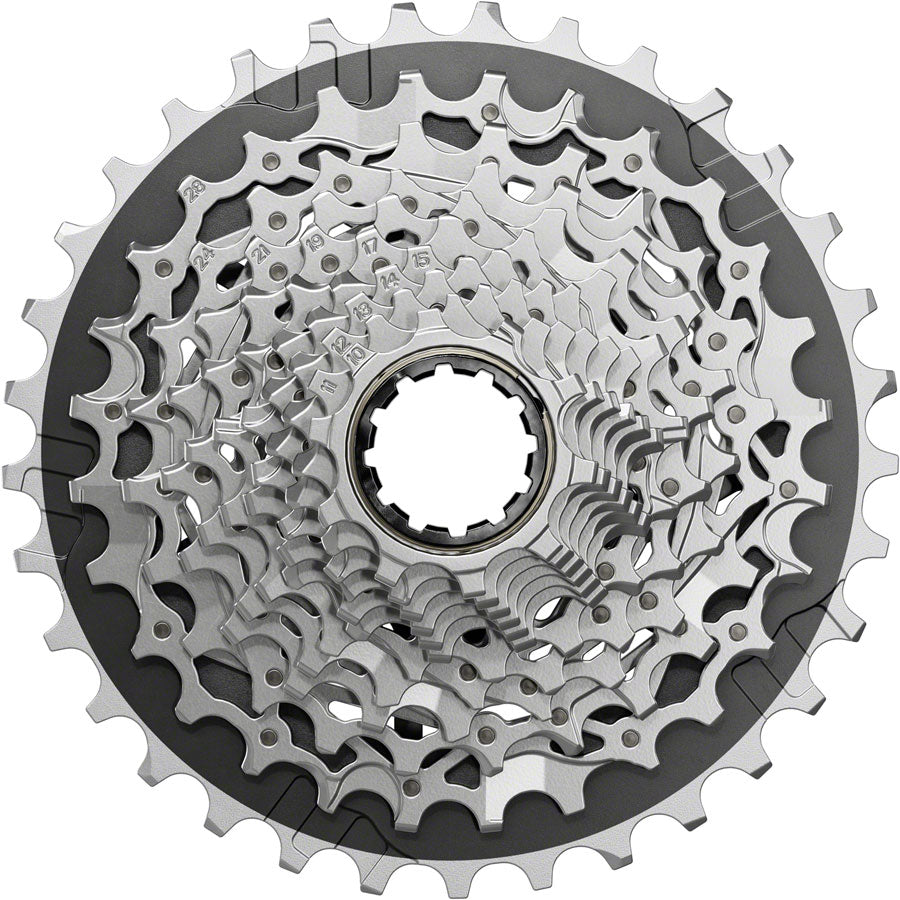 SRAM Force XG-1270 Cassette - 12-Speed 10-33t Silver
