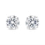 Pendientes de Stud Clásicos de Diamante Creado en Laboratorio de Oro Blanco de 14K