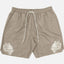 Shorts de jogging pour hommes grande taille avec taille à cordon