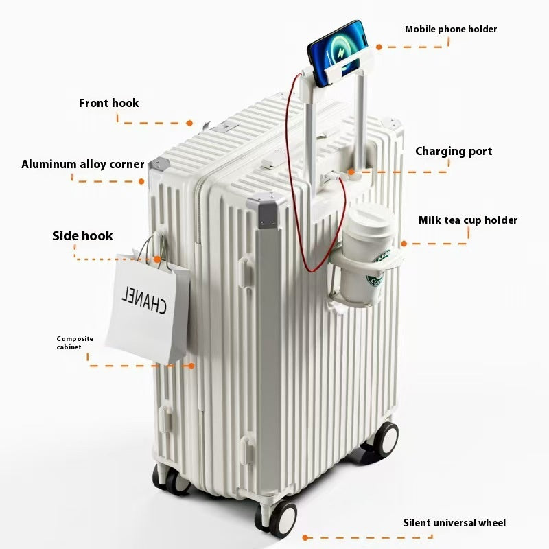 Premium Multifunctional Large-Capacity Carry-On Trolley Case