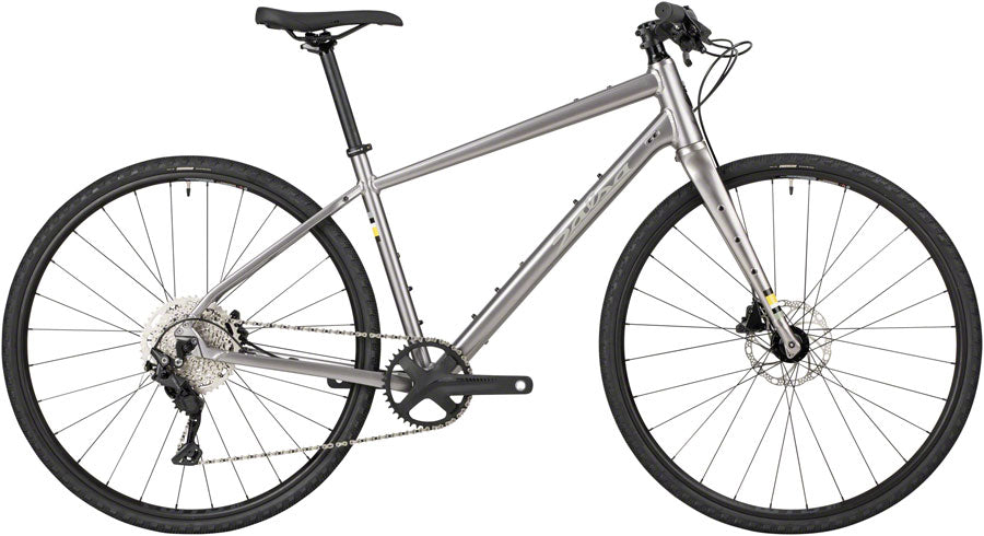 Vélo Salsa Journeyer Flat Bar Deore 10 700 - Gris Cendre MD