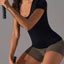 Square Neck Active T-Shirt with Detachable Chest Pads