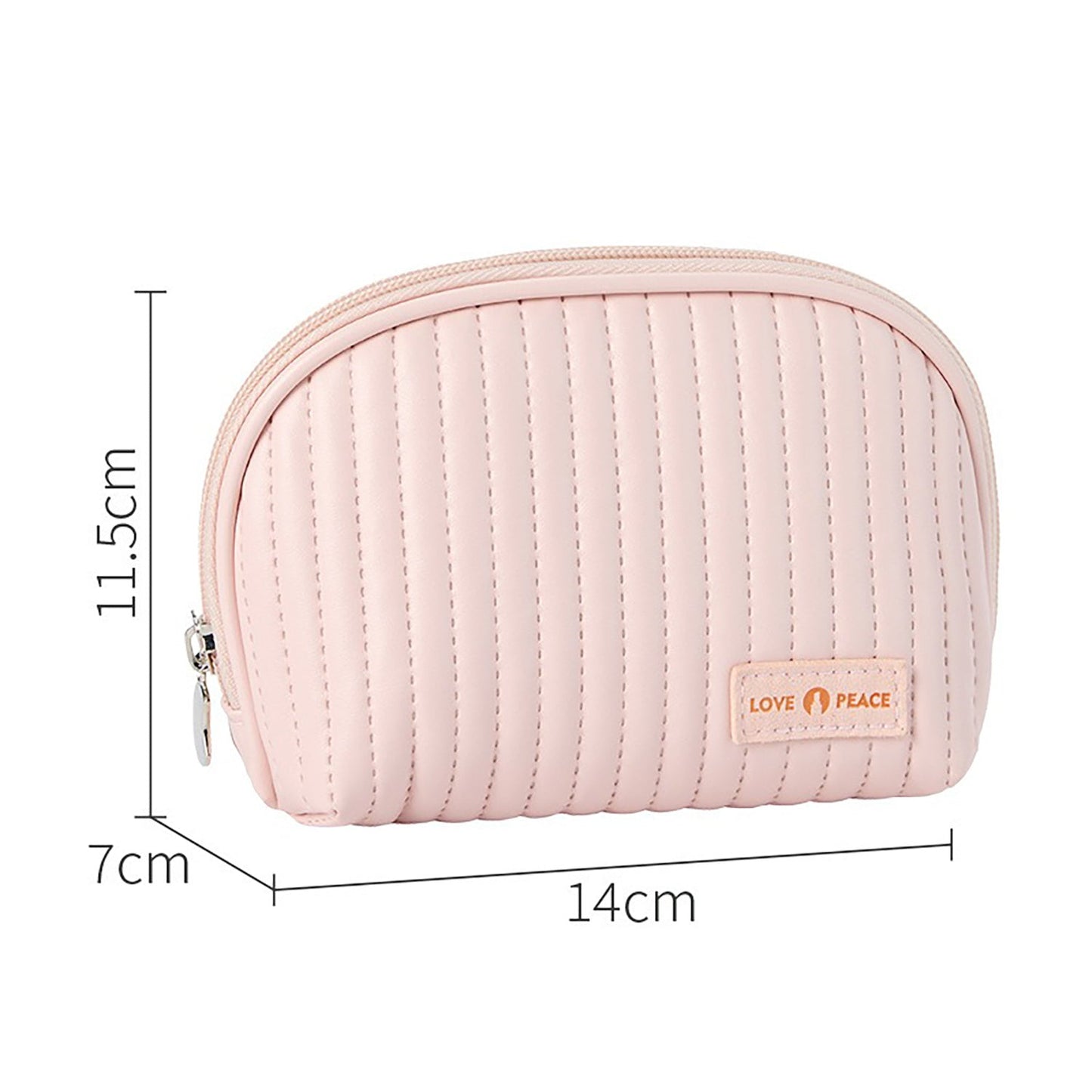 Conjunto de Neceseres Cosméticos Redondos Estilo Pastel para Viajes