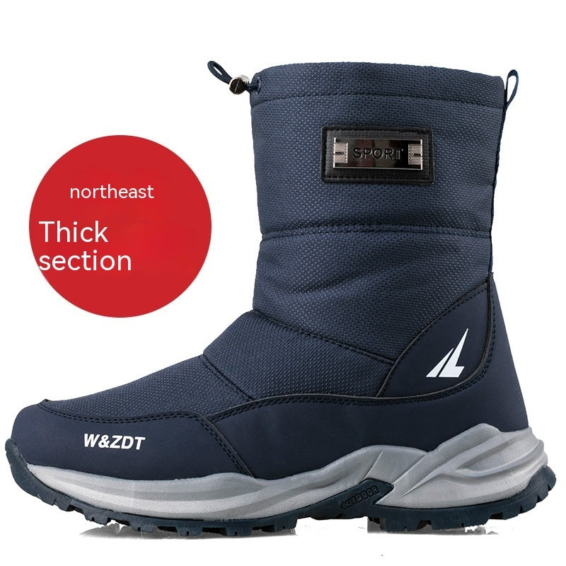 Bottes d'hiver imperméables antidérapantes pour hommes