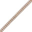 Pulsera de Tenis de Dos Filas con Diamantes Crecidos en Laboratorio de Oro Rosa de 14K