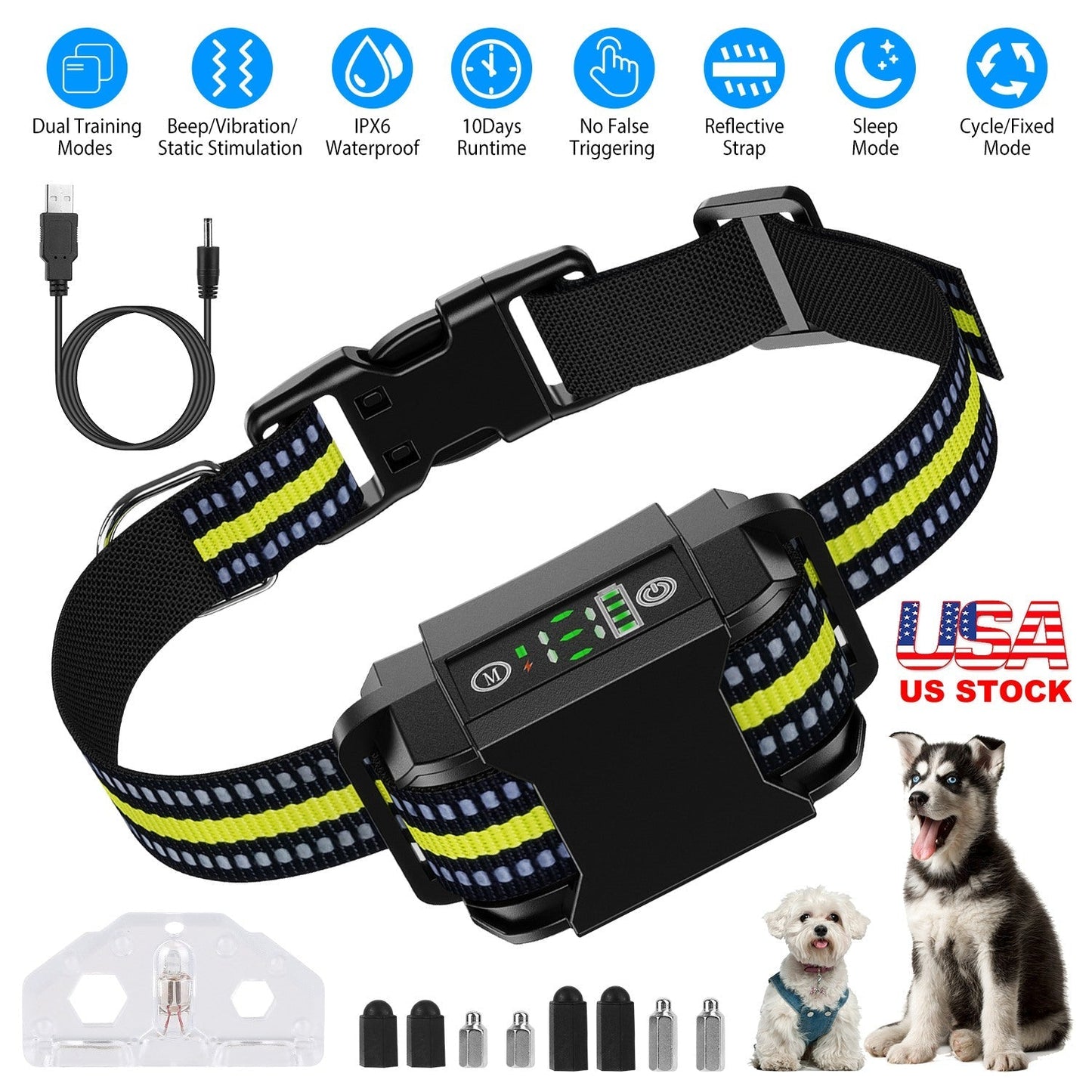 Collar Antibark Avanzado GBruno para Perros