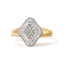 Anillo Halo de Diamantes en Oro Amarillo de 10K 1/2 Cttw - Talla 7