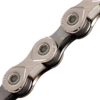 Chaîne KMC X10 - 10 vitesses 116 maillons Argent/Noir