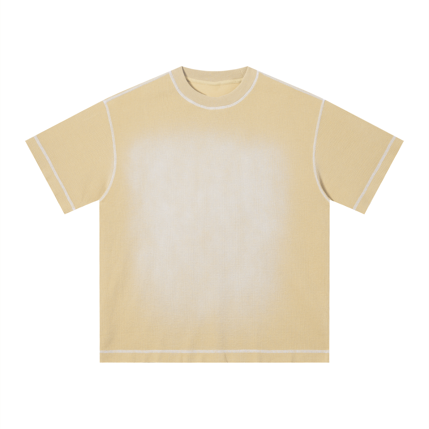 T-shirt boxy en waffle unisexe Sunfade Loki & Ivy