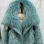 Women's Luxurious Down Jacket with Cashmere Fur Collar