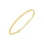 Brazalete Cuff de Perlas de Oro Amarillo de 14k con Acabado Pulido