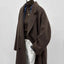 Premium Korean-Style Loose Mid-Length Wool Coat