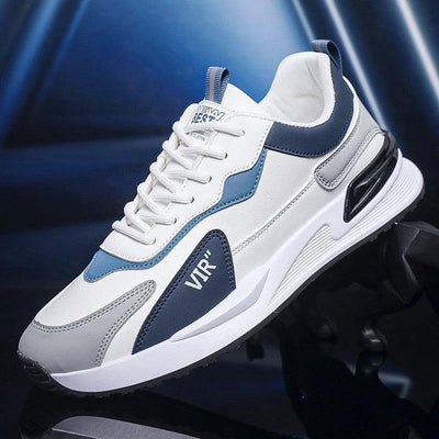 Men's Color Block Mesh Casual Sneakers