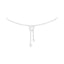 Sterling Silver Diamond Woven Heart Bolo Bracelet