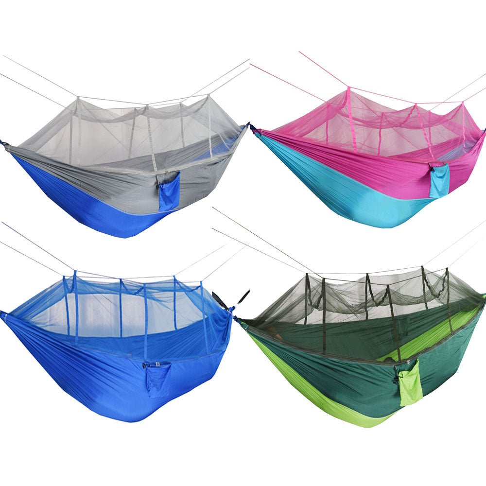 Premium Parachute Cloth Hammock with Mosquito Net