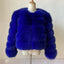 Elegant Faux Fur Patchwork Overcoat