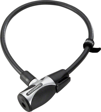 Kryptonite KryptoFlex 1265 Cable Lock - Keyed 65cm x 12mm Black