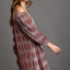 Robe Mini en Velours Off-Shoulder Élégante avec Manches Bouffantes