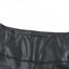 Black Faux Leather High Waist Leggings - Korvel