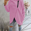Women's Plus Size Solid Color Overcoat