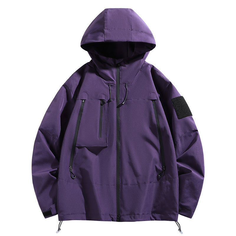 Veste coupe-vent extérieure pour couples pour hommes et femmes