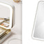 Portable Makeup Storage Box with LED Light Mirror