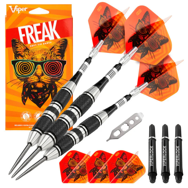 Freak Precision Steel Tip Darts Set - Korvel