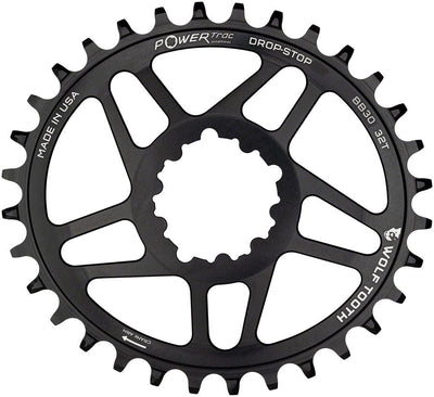 Plato de cadena ovalado de montaje directo Wolf Tooth - 32t para bielas SRAM