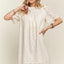 Vestido de Verano con Ojal y Volantes para Mujeres