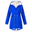 Plus Size Waterproof Sports Jacket with Fleece Lining