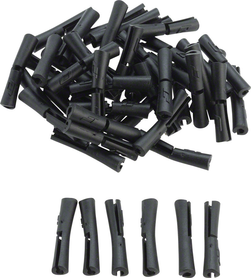 Jagwire Tube Tops 5G Frame Protectors - Black Bag of 50