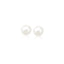 14k Yellow Gold Freshwater Cultured Pearl Stud Earrings