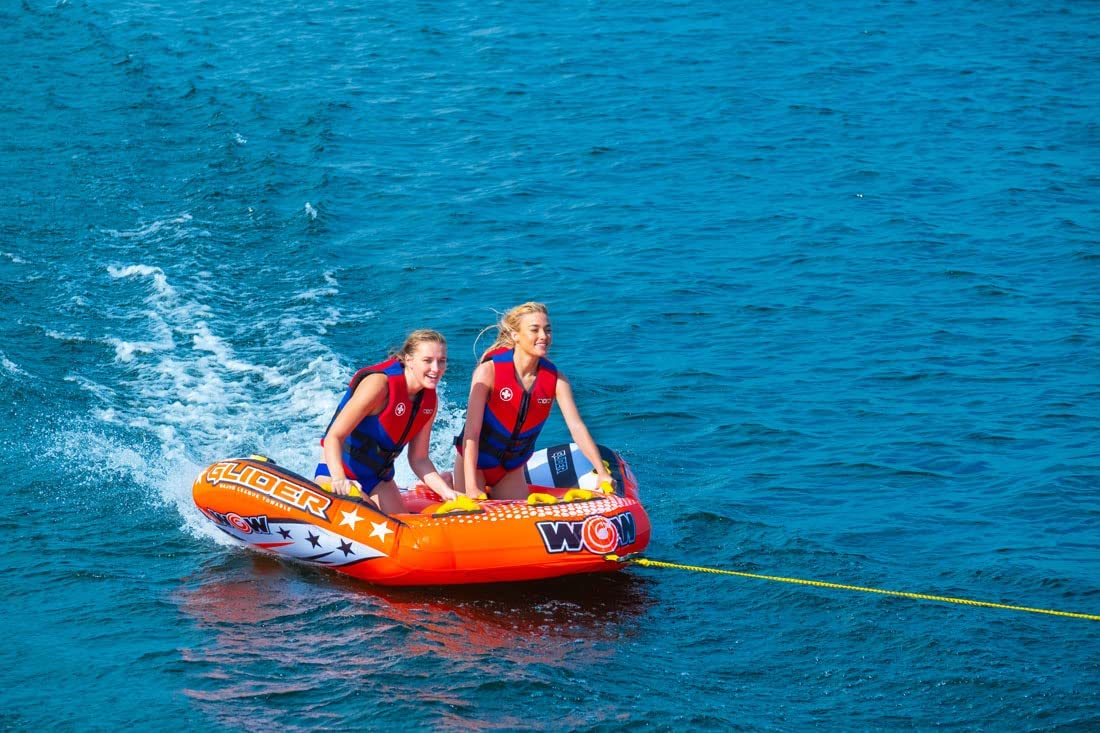 WOW Watersports Glider 2 Person Towable avec sièges flexibles