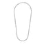 4.4mm Sterling Silver Rhodium Plated Round Box Chain