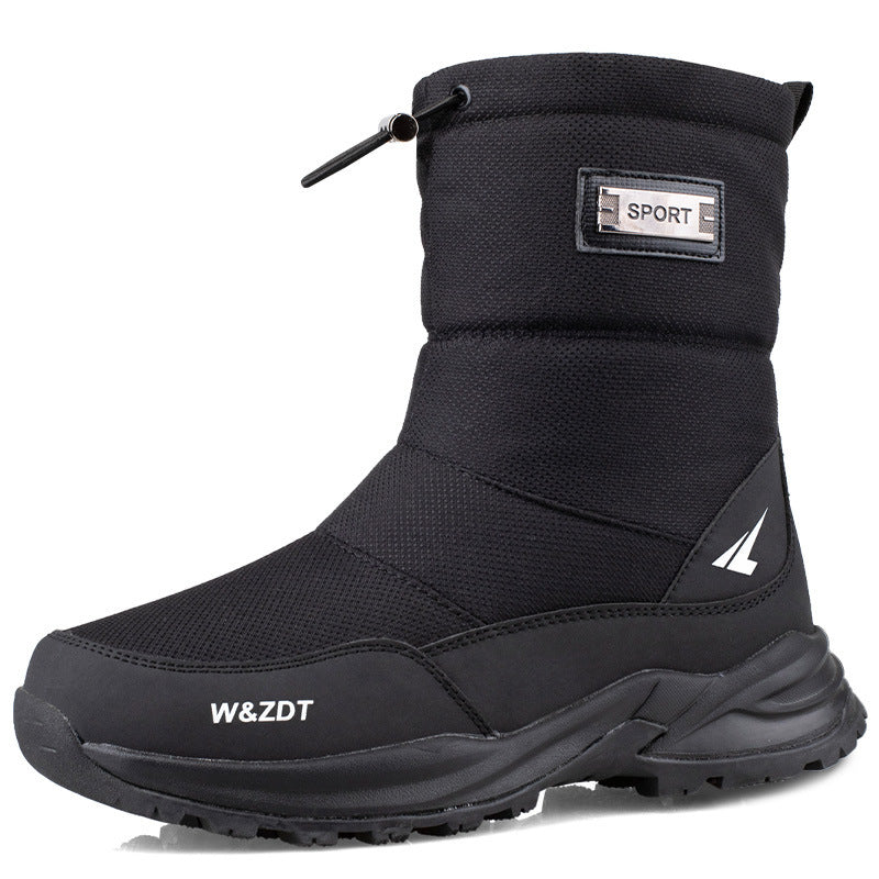 Bottes d'hiver imperméables antidérapantes pour hommes