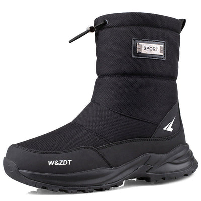 Bottes d'hiver imperméables antidérapantes pour hommes