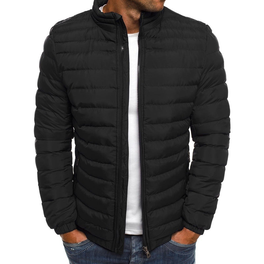 Veste en duvet en coton pour hommes pour l'automne et l'hiver