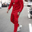 Ensemble haut à col rond à manches longues et pantalon grande taille pour hommes
