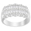14K White Gold 1 1/7ct. TDW Diamond Engagement Ring