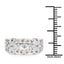 0.32 Carat Genuine Champagne Diamond Sterling Silver Ring