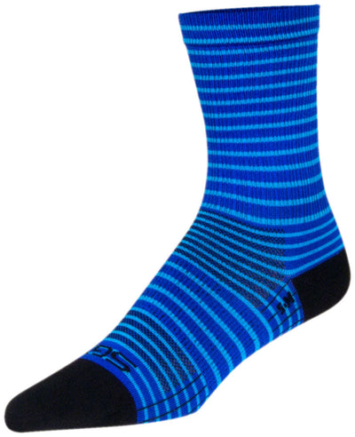 SockGuy SGX Royal Stripes Athletic Socks - 6" Small/Medium